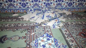 1-bur-ağlasun mamak köyü camiindeki zarar (2)