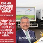 27 çöp toplama aracı hibe