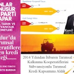 28 Tarımsal Kooperatiflere verilen kredi desteği