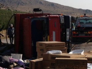 bur-Karamanlıda kaza 1 yaralı (1)