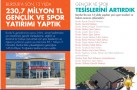 SON 13 YILDA BURDUR’A 230,7 MİLYONLUK GENÇLİK VE SPOR YATIRIMI