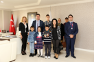 ENGELLİ ÖĞRENCİLERDEN BAŞKAN ERCENGİZ’E ZİYARET