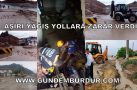AŞIRI YAĞIŞ YOLLARA ZARAR VERDİ
