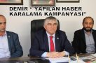 ZİRAAT ODASI BAŞKANI DEMİR “HABER KARALAMA KAMPANYASI”