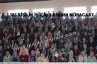 303 KİŞİLİK İŞE 3 BİN 958 MÜRACAAT