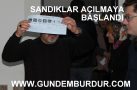 SANDIKLAR AÇILMAYA BAŞLADI