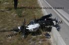 GÖKÇEBAĞ KÖYÜ’NDE MOTOR KAZASI: 1 AĞIR YARALI