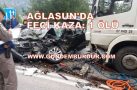 AĞLASUNDA FECİ KAZA: 1 ÖLÜ