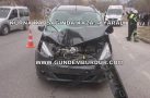 KURNA KAVŞAĞINDA TRAFİK KAZASI 4 YARALI