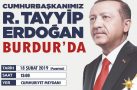 CUMHURBAŞKANI ERDOĞAN BURDUR’DA
