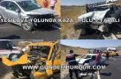 SALDA YOLUNDA KAZA: 1 ÖLÜ 9 YARALI