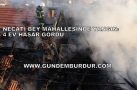 NECATİBEY MAHALLESİNDE YANGIN: 4 EV HASAR GÖRDÜ