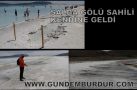 SALDA GÖLÜ SAHİLİ KENDİNE GELDİ