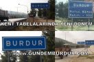 ŞEHİR TABELALARINDA YENİ DÖNEM