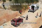 ÇAVDIR’DA KAZA: 1 ÖLÜ, 2 YARALI