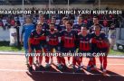 MAKÜ SPOR 1 PUANI İKİNCİ YARI KURTARDI