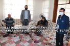 EMEKLİ MAAŞINDAN 1000 LİRAYI MİLLİ DAYANIŞMA KAMPANYASINA BAĞIŞLADI