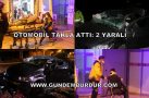 OTOMOBİL TAKLA ATTI 2 KİŞİ YARALANDI