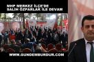 MHP MERKEZ İLÇE’DE SALİH ÖZPARLAK İLE DEVAM