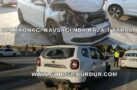 VALİ KONAĞI KAVŞAĞINDA KAZA 1 YARALI