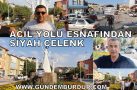 ACİL YOLU ESNAFINDAN SİYAH ÇELENK