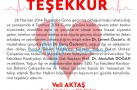 TEŞEKKÜR