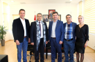 BAŞKAN ERCENGİZ, GAZİMAĞUSA BELEDİYESİ’Nİ ZİYARET ETTİ