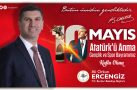 BURDUR BELEDİYE BAŞKANI ALİ ORKUN ERCENGİZ’İN 19 MAYIS KUTLAMASI