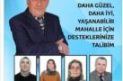MEHMET ÇETİN MEHMET AKİF ERSOY MAHALLESİ MUHTARLIĞINA ADAY