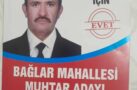 BAĞLAR MAHALLESİ MUHTAR ADAYI DURMUŞ ÜNAL
