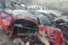 ÇAMKÖY’DE KAZA: 5 YARALI