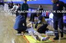 HENTBOL MAÇINDA HASTANELİK OLDU
