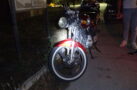 OTOMOBİLLE ÇARPIŞAN MOTOSİKLET SÜRÜCÜSÜ YARALANDI