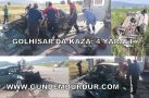 GÖLHİSAR’DA TRAFİK KAZASI 4 YARALI