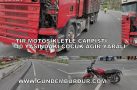 TIR MOTOSİKLETLE ÇARPIŞTI 10 YAŞINDAKİ ÇOCUK AĞIR YARALI