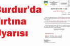 DİKKAT! SALI GÜNÜ FIRTINA UYARISI