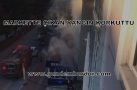 MARKETTE YANGIN ÇIKTI. İŞYERİ SAHİBİ HASTANELİK OLDU (TIKLA İZLE)