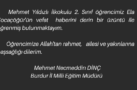 İLKOKUL ÖĞRENCİSİ DİŞ TEDAVİSİ SIRASINDA HAYATINI KAYBETTİ