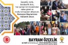 AK PARTİ BURDUR MİLLETVEKİLİ BAYRAM ÖZÇELİK’İN BAYRAM TEBRİKİ