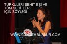 TÜRKÜLERİ ŞEHİT EŞİ VE TÜM ŞEHİTLER İÇİN SÖYLEDİ