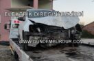 ELEKTRİK DİREĞİNİ DEVİRDİ