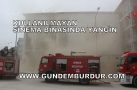 KULLANILMAYAN SİNEMA BİNASINDA YANGIN