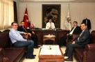ÇAVUŞOĞLU’NDAN BAŞKAN ERCENGİZ’E  ZİYARET