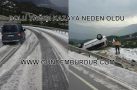 DOLU YAĞIŞI KAZAYA NEDEN OLDU