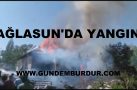 AĞLASUN’DA YANGIN