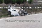 BUCAK’TA TRAFİK KAZASI: 1 YARALI