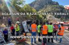 AĞLASUN YAKINLARINDA KAZA 2 ÖLÜ 1 YARALI