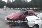 ÇENDİK MEVKİİNDE TRAFİK KAZASI 3 YARALI (tıkla izle)