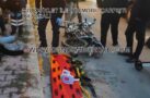 MOTOSİKLET KAZASI : 2 YARALI