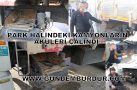PARK HALİNDEKİ KAMYONLARIN AKÜLERİ ÇALINDI